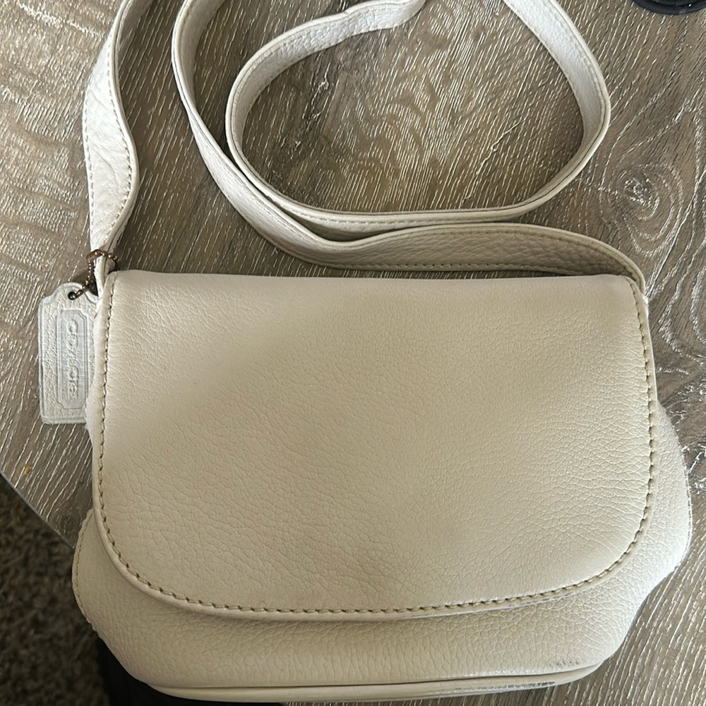 Coach Cream Crossbody Bag